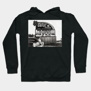 Drive-In Theater, 1954. Vintage Photo Hoodie